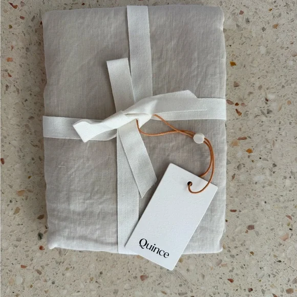 Quince European linen sham set - standard NWT - Picture 2 of 6